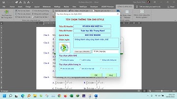 Tool chuẩn hóa Style BTN 2022
