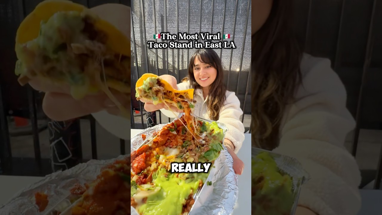 The Most Viral Taco Stand in East LA | Tacos A Cabron (they have two locations!)