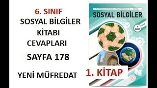 6. Sınıf Sosyal Bilgiler Ders Kitabı Cevapları 1 Kitap Sayfa 178 Meb 2025-2026