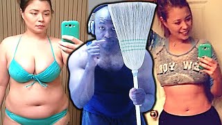 My BROOM Targets Belly Fat 👉 Her Stomach Lost 65 Lbs