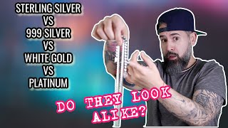 Does White Gold, Stainless Steel, Silver and Platinum Look The Same?