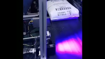 How to Print High-resolution QR Code on PE Packaging Bag by CYCJET UV Large Character Inkjet Printer