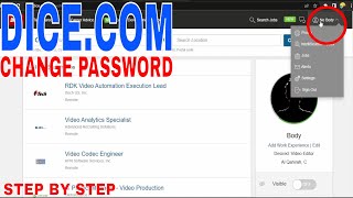 ✅  How To Change Your Password In Dice 🔴