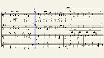 Thumbnail of Choral 「11. 雪」（文部省唱歌、編曲：源田俊一郎）『ふるさとの四季／女声合唱のための唱歌メドレー』（1987, カワイ出版） (pp.28-30) 編集・浄書：myu2（みゆみゆ）