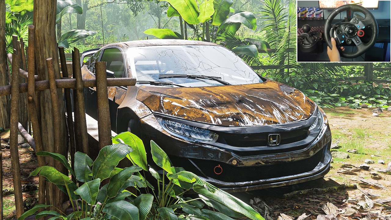 RESTORED & RACED VS SUPERCARS Honda Civic Type R 2016 - Forza Horizon 5 | Stering Wheel Gameplay