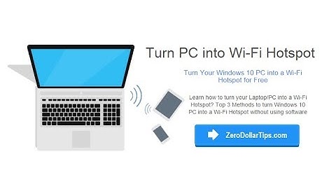 Make your PC/Laptop WIFI Into a WIFI Hotspot IN 5 MIN windows 7/8/10