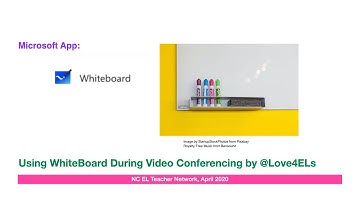 Using WhiteBoard During Video Conferencing by @Love4ELs