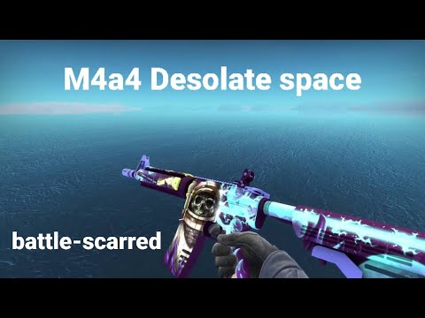 CS:GO - M4A4 | Desolate space (battle-scarred) Gameplay [2022] Showcase ...