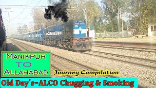 Manikpur to Allahabad || End of an Era || ALCo Chugging & Smoking LHB Ride || JBP⇌MUV Express