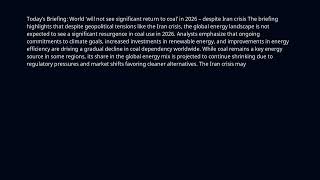 EID Carbon Border Briefing – 2026-04-29 – Today’s Briefing: World ‘will not see significant return…