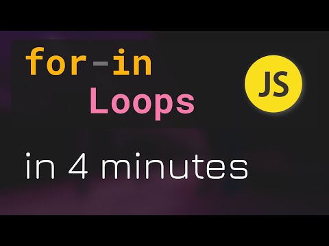 #28 For-In Loops in JavaScript Programming (Hindi) - JavaScript Tutorial