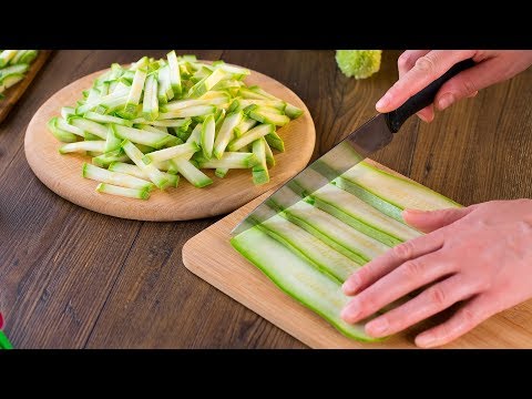 Vidéo: Salade De Courgettes Et Roquette