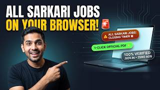 Never Miss a Sarkari Job Alert or Deadline! ⏰ Free Chrome Extension 2026 screenshot 2