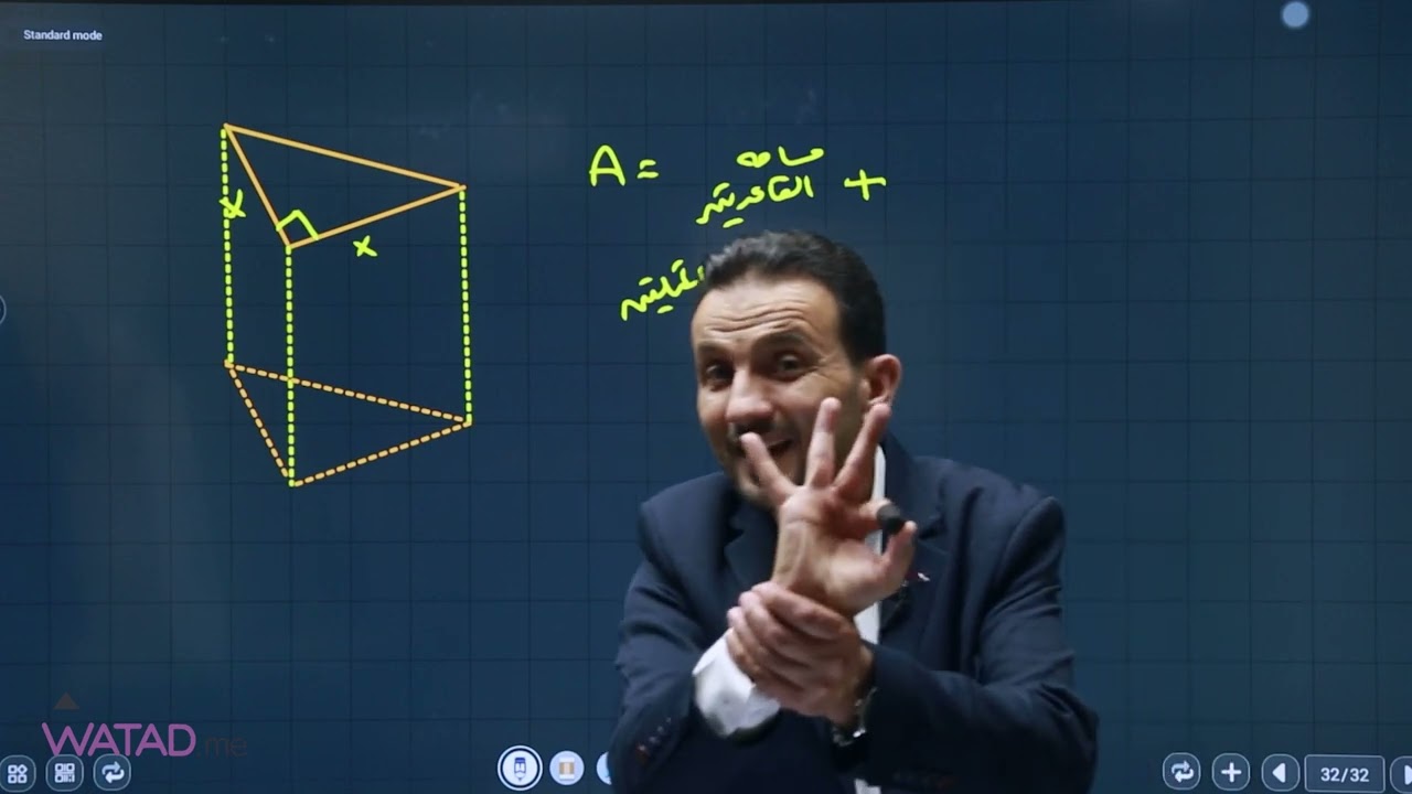 سؤال قدرات عليا لمادة الرياضيات الأدبي ( سؤال المنشور ) الأستاذ خالد العزازمة
