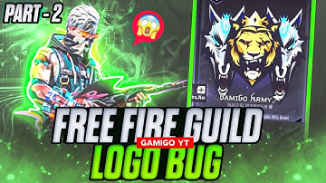New Guild Logo Glitch 😱 | Free Fire Guild Logo Bug 🔥 |#freefire #garenafreefire
