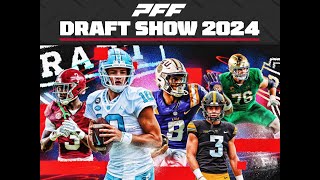 ? LIVE NFL Draft Round 1 | Pro Football Focus Draft Show