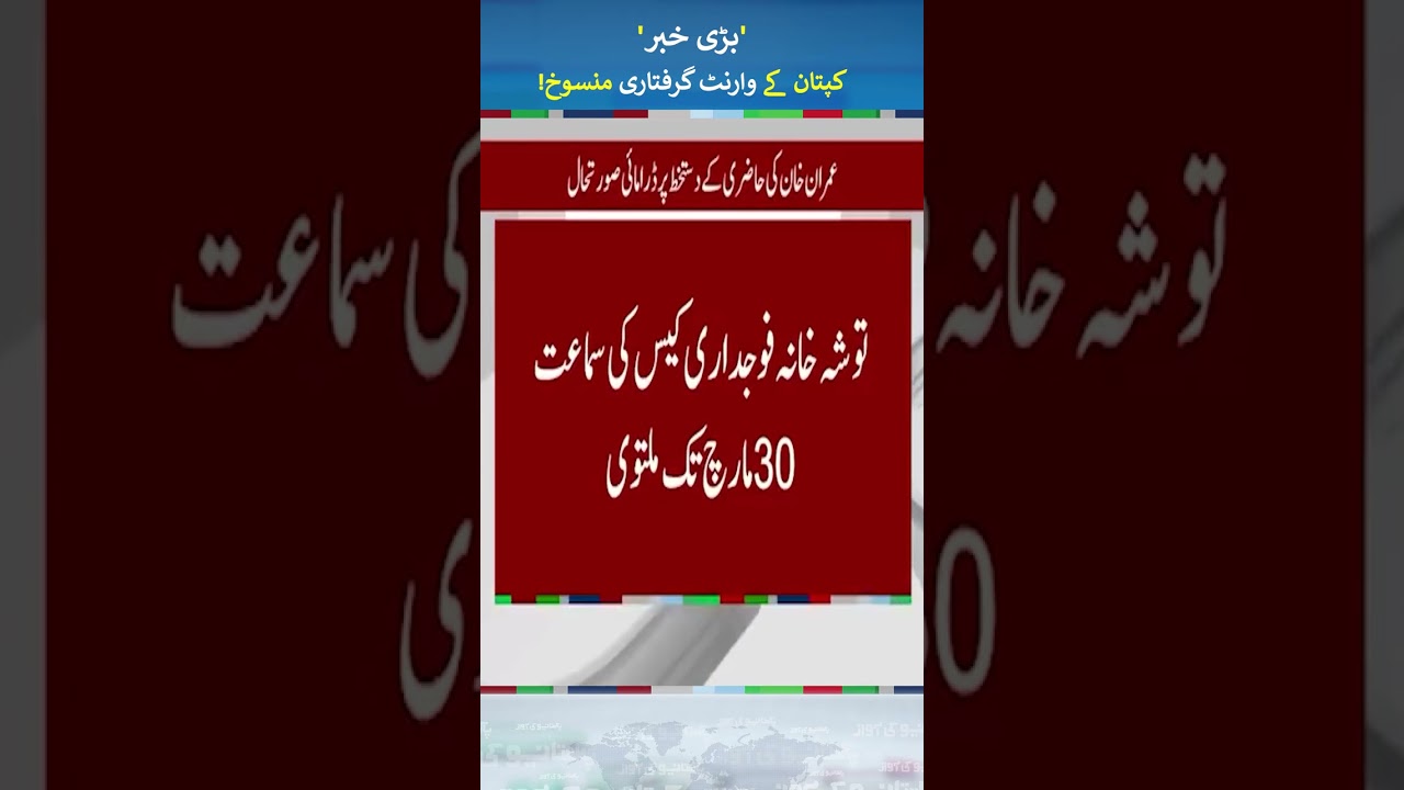 Imran Khan’s arrest warrants cancelled  | 