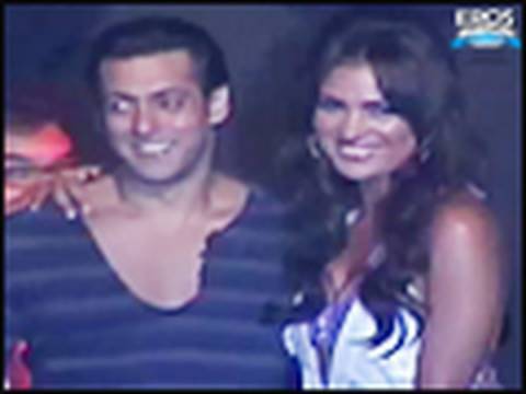 Salman and Lara ramp walk at Guru launch