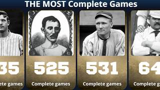 MLB Career Complete Game Leaders – Top Pitchers Ever ⚾