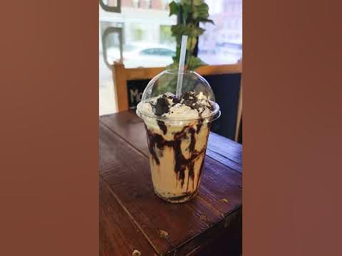 oreo ice coffee yummmm.... @the toasty hot spot columbia sc - YouTube