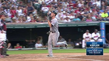 MIN@CLE: Kepler smashes a two-run homer to right