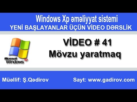 Mövzu yaratmaq