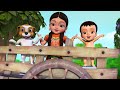 Wheels on the Bullock Cart Goes Round and Round | Telugu Rhymes for Children | Infobells