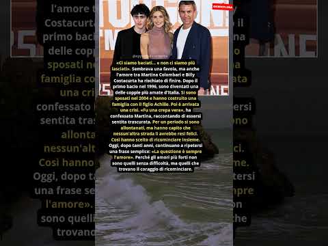 Video Martina Colombari e Billy Costacurta: la crisi che ha salvato il loro grande amore