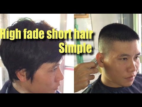 CẮT TÓC NAM | ĐƠN GIẢN FADE CAO MÁI NGẮN BÌNH DÂN | Men’s Style haircut .