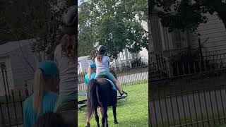 Pony rides Ellie turn  #ponyride #kids #ellie