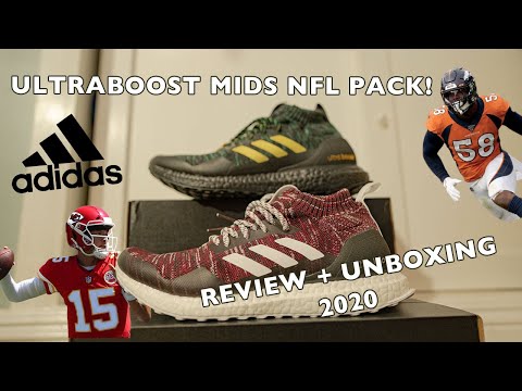 Ultraboost Mids DNA Review + Unboxing + On Feet Pat Mahomes Von Miller Adidas 2020