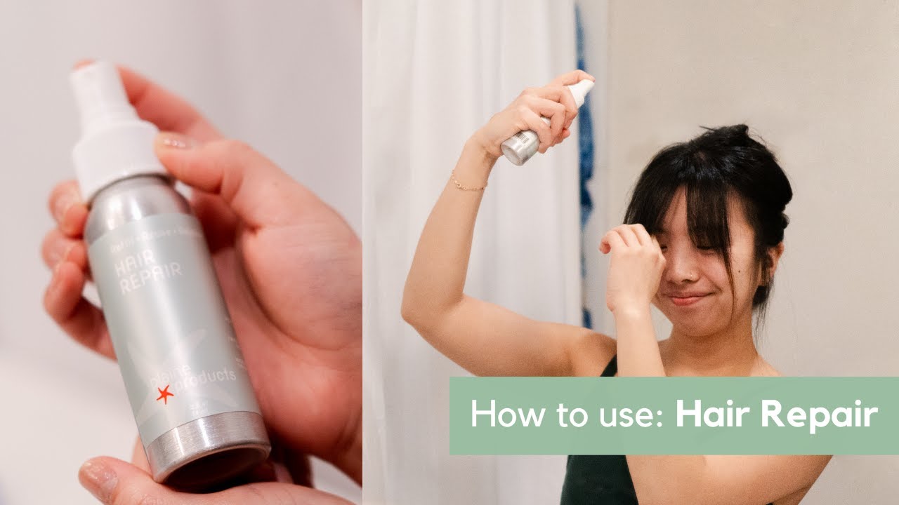 How to Use Hair Repair Plaine Products Refillable Hair Care YouTube