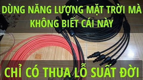 TẠI SAO LẠI PHẢI ĐẤU SONG SONG KHI XÀI SẠC MPPT