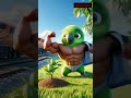 good job and very strong parrot#parrot #bodybuilding #animation #viralshorts @Ai_duniya0.1