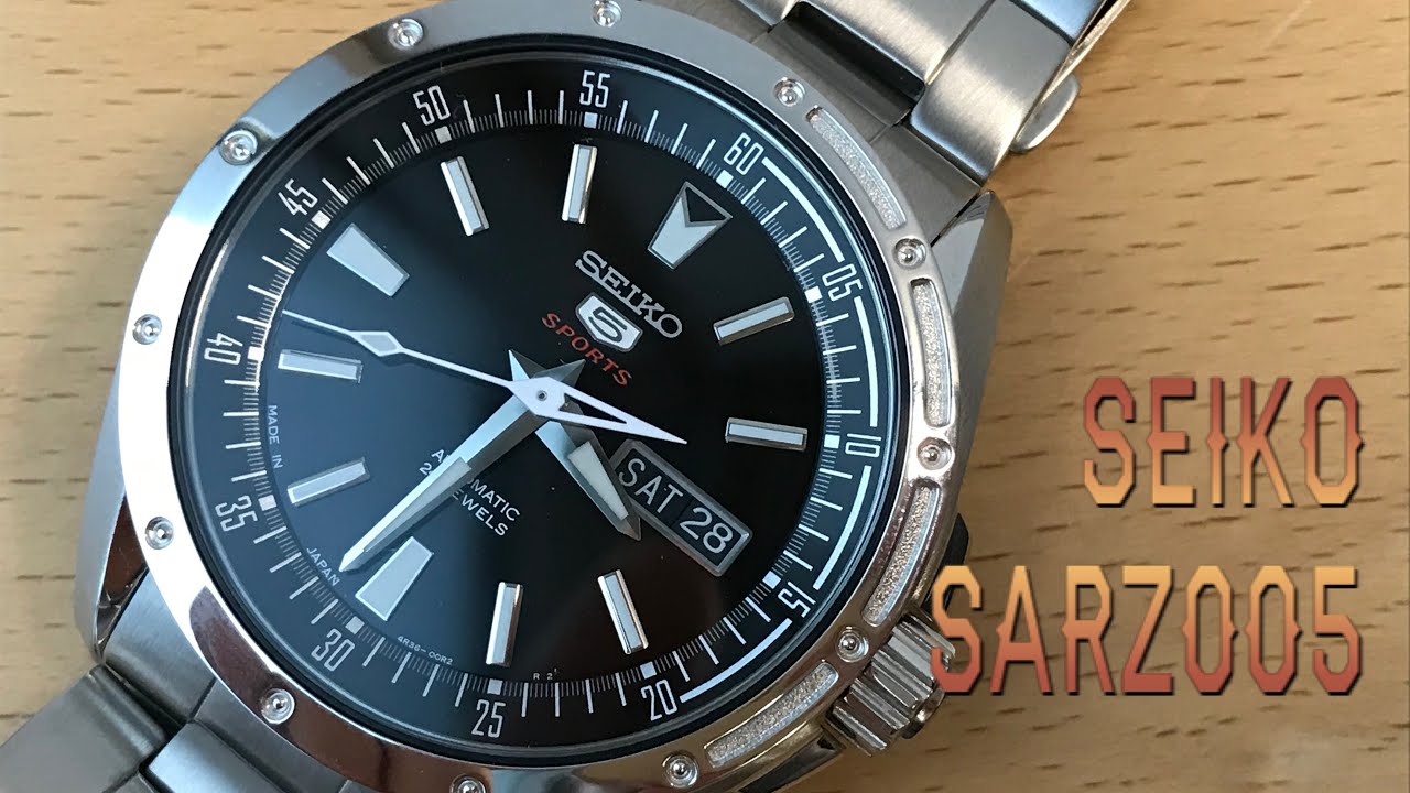 Seiko SARZ005: funky and cool for bikers - YouTube