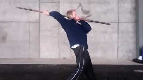 Javelin Drill - Javelin Position with Bar