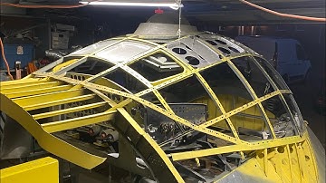 Scratch Built Convair B-36H Peacemaker - Canopy base frame to Bulkhead 3.0 Junction Progress