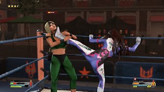 Female Wrestling... Sonya Blade Vs D.Va