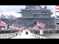 Flag Day and America 250 commemoration aboard the USS Yorktown on Sunday