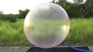 Over Inflating the Super Wubble Bubble Ball Until Burst