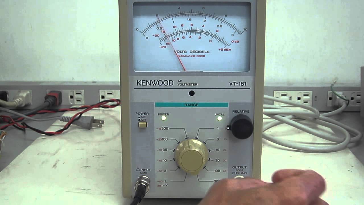 MR-KENWD01 KENWOOD製AC電圧計 VT-181E 1PCS KENWOOD VT-181, Single channel audio millivoltmeter#LL | eBay