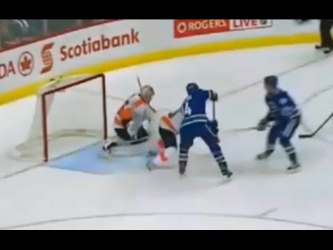 Jake Virtanen First NHL Goal vs 