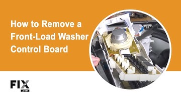 WASHER REPAIR: How to Remove the Control Board on a Front-Load Washer | FIX.com