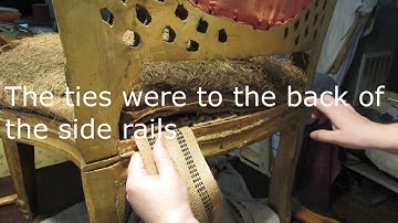 Under webbing a chair - Professional Tips and Tutorial for all Levels