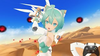 アリス・ギア・アイギス デスクトップアーミー チャレンジ任務：重力編 ☆3シルフィーⅡソロノーダメ