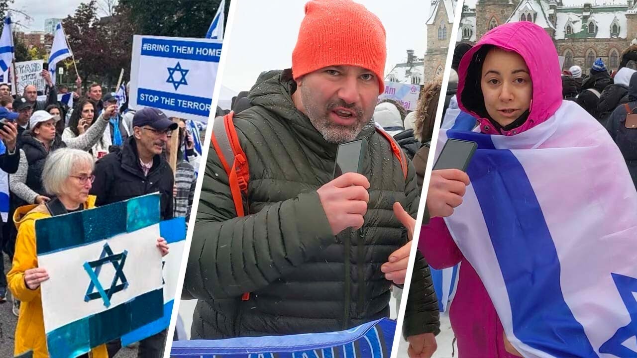 Thousands rally in Ottawa to support Israel, denounce antisemitism