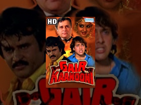 Gair Kaanooni {HD} Hindi Full Movies - Govinda, Sridevi, Rajinikanth - Hit Film - With Eng Subtitles