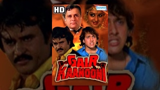 Gair Kaanooni {HD} Hindi Full Movies - Govinda, Sridevi, Rajinikanth - Hit Film - With Eng Subtitles