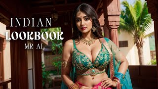 [4K] Ai Art Indian Lookbook Girl Al Art Video - Calm House