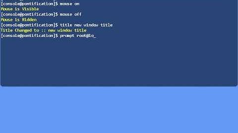 Pontification XNA Console